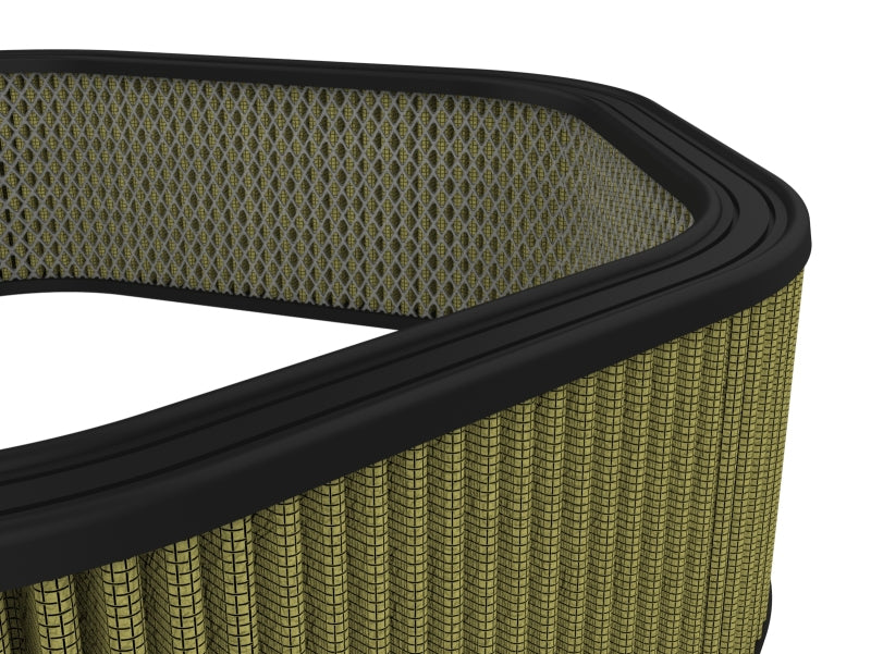 Custom air filter by AFE Magnum FLOW, measuring 20x20x5.35 inches, featuring expanded metal for enhanced airflow.