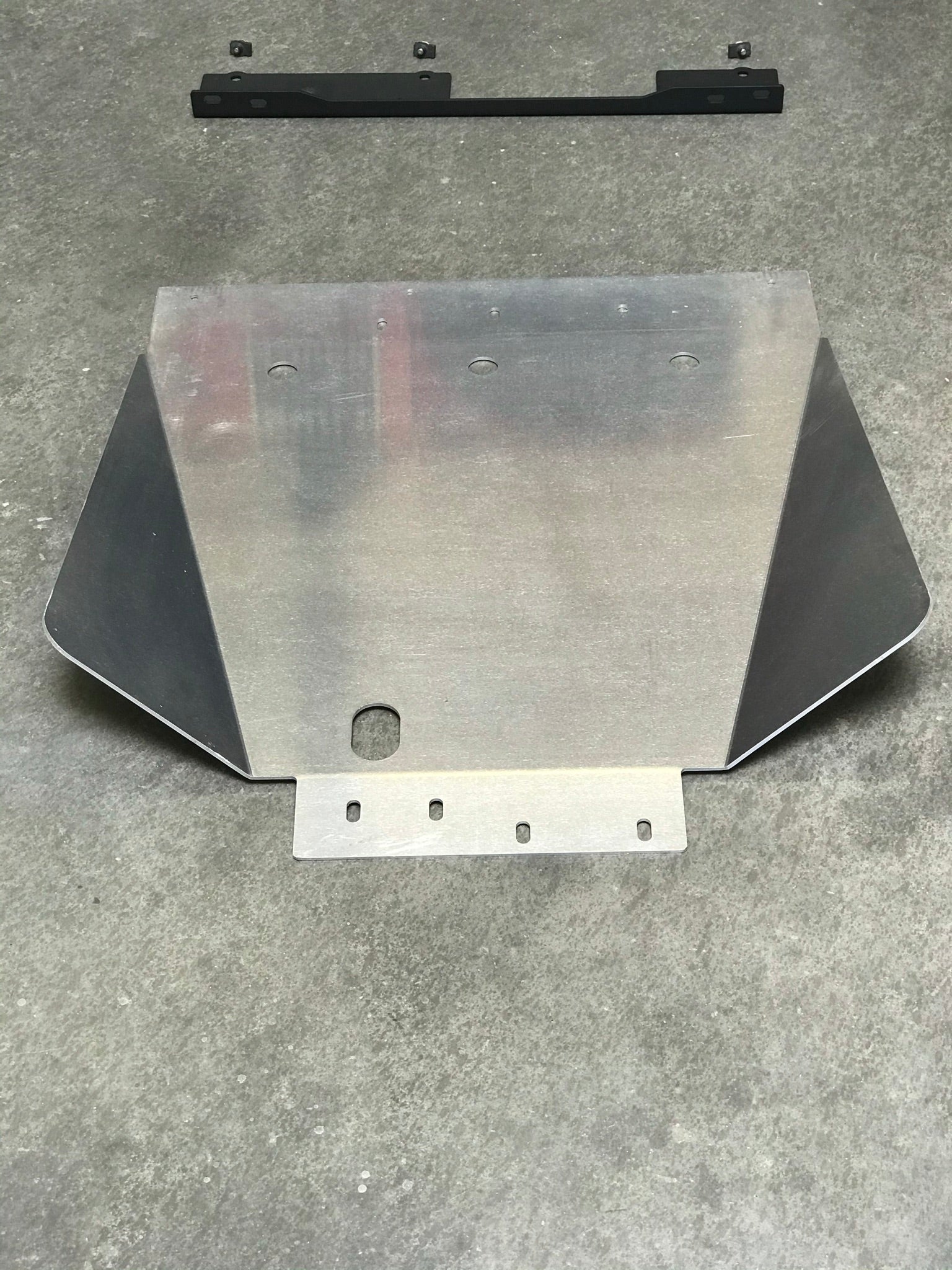 2021-2024 Ram TRX skid plate kit for underbody protection, featuring durable metal construction and precise cutouts.