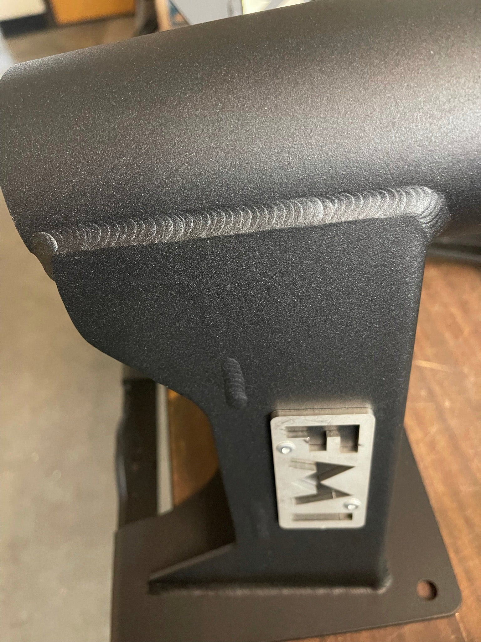 Rear bump stop kit for 2017-2020 Raptor and 2015-2024 F150, showcasing durable construction and precise welds.