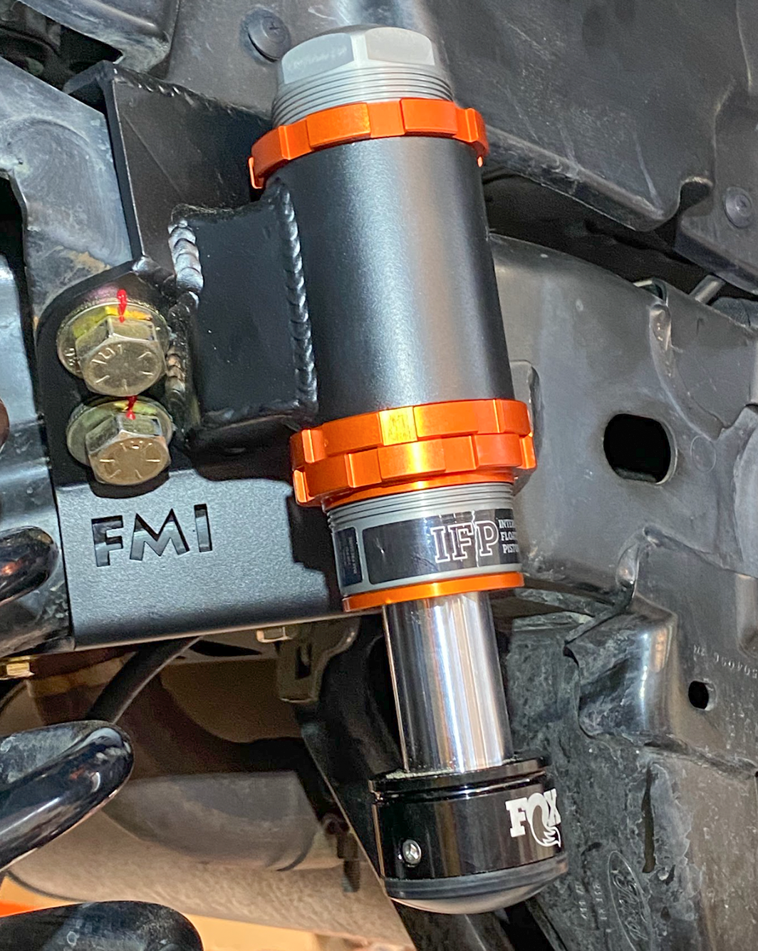 Adjustable rear bump stop kit for 2021 and newer Bronco, featuring durable construction and precise fit for offroad performance.