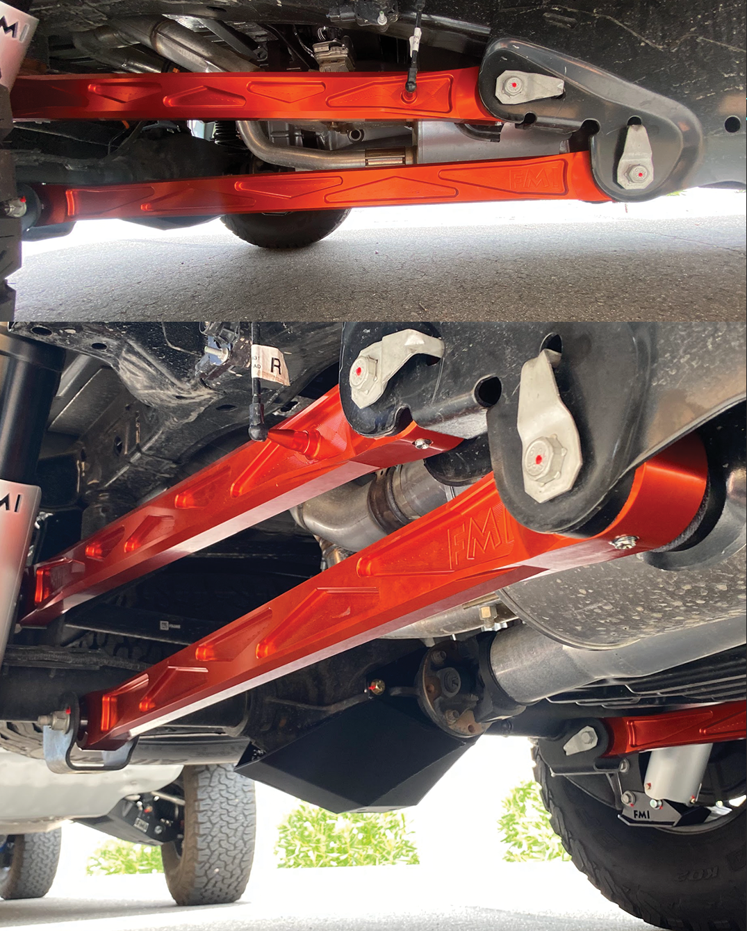 Ford Raptor (2021-2024) Billet Aluminum Rear Suspension Arms with Ultra-Flex Joints