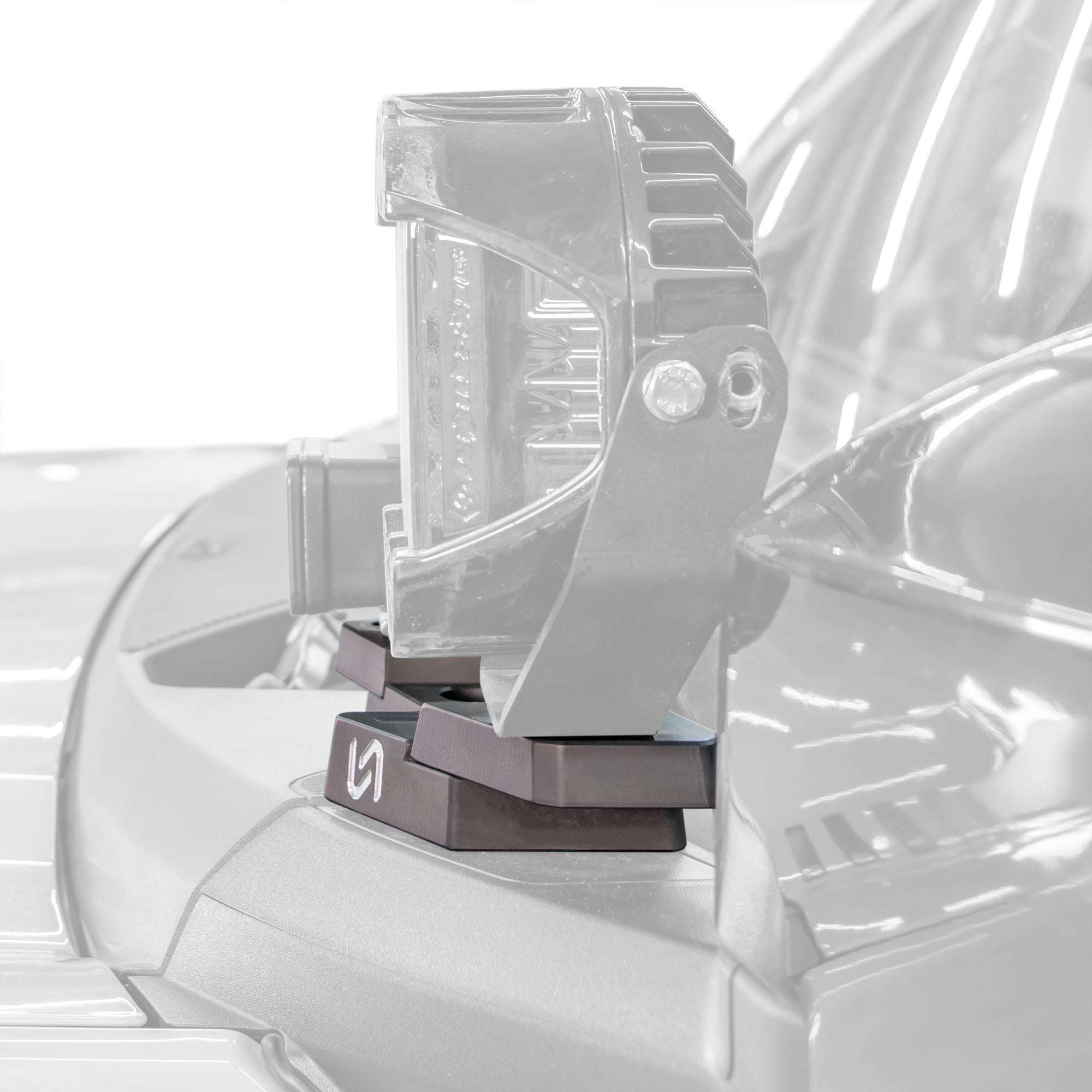 Billet Mirror Light Mounts for Ford Bronco