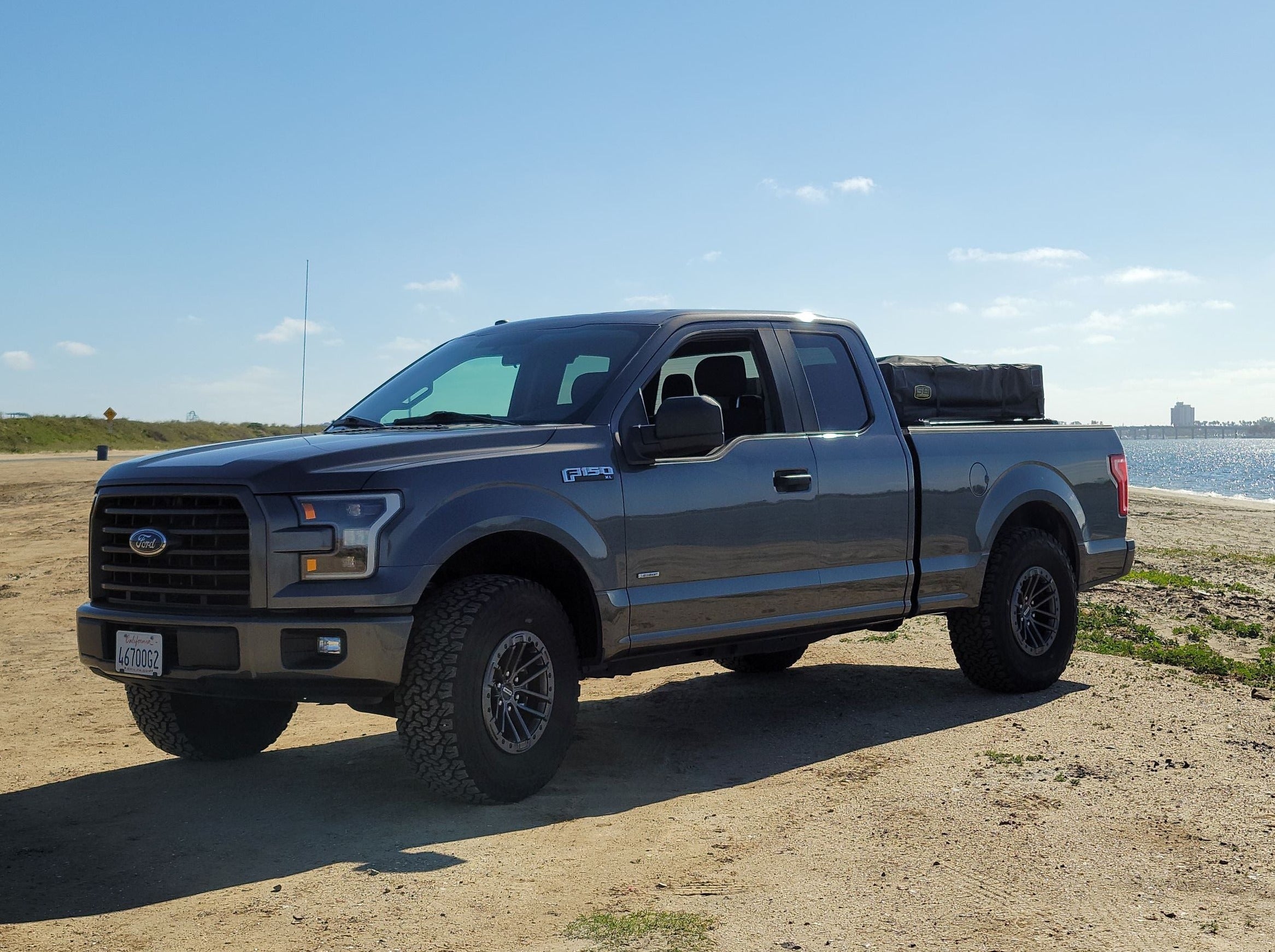 2015+ F-150 Low Profile Rooftop Tent Rack Kit