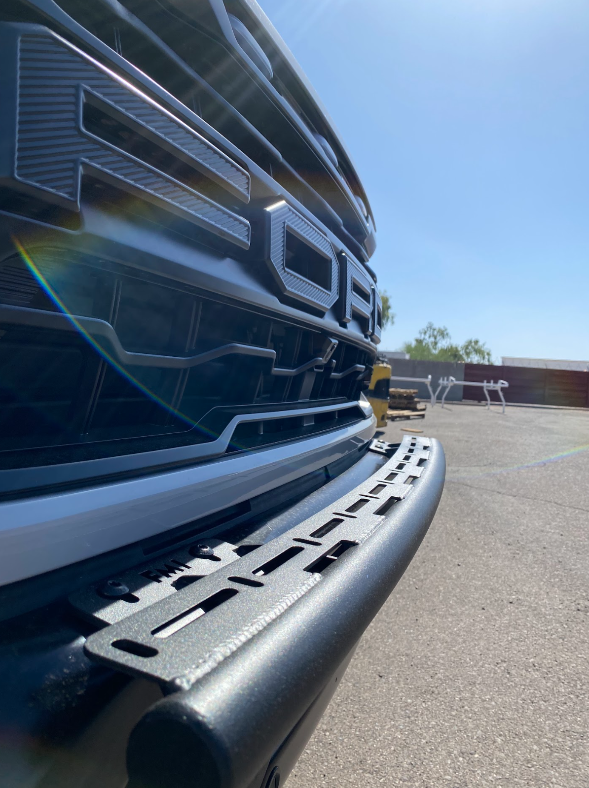 2024 Raptor Front Light Mount Kit for modular bumpers, allowing versatile light installation options.