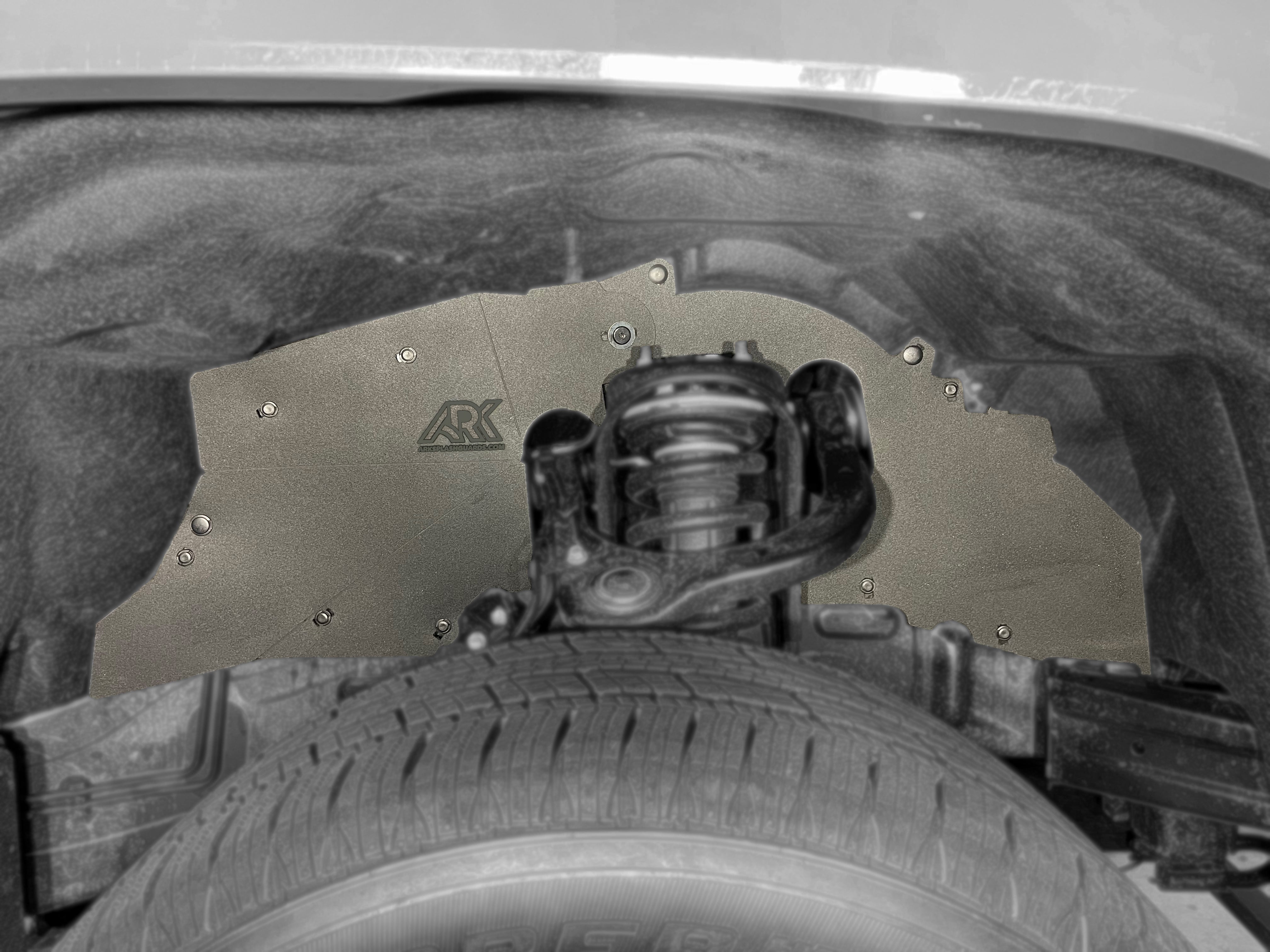 2024+ Toyota Tacoma TriXpoly splash guards and mudflap micros designed for enhanced protection and durability.