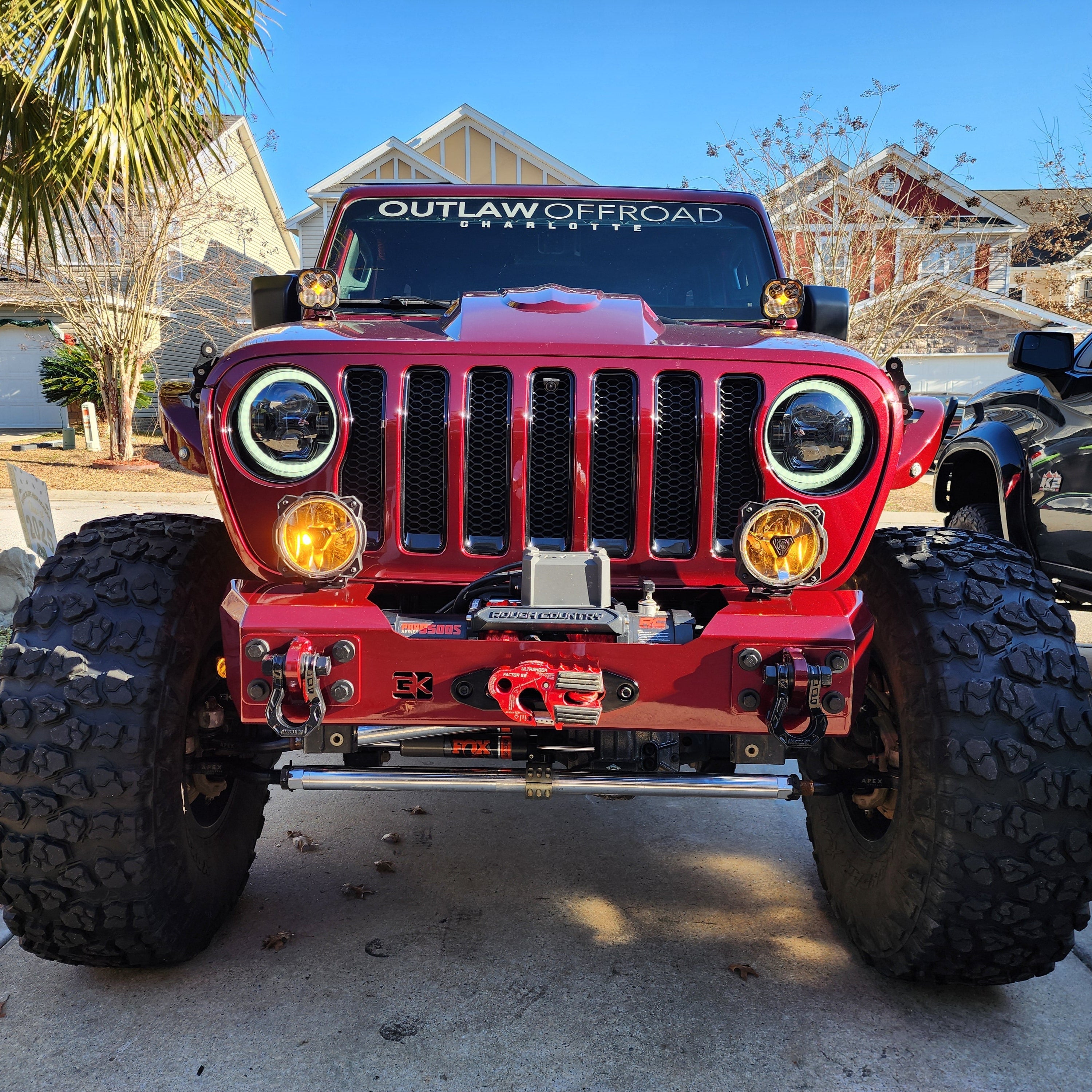 Gauntlet Front Bumper w/Winch Plate for Jeep JL/JT (2018+)