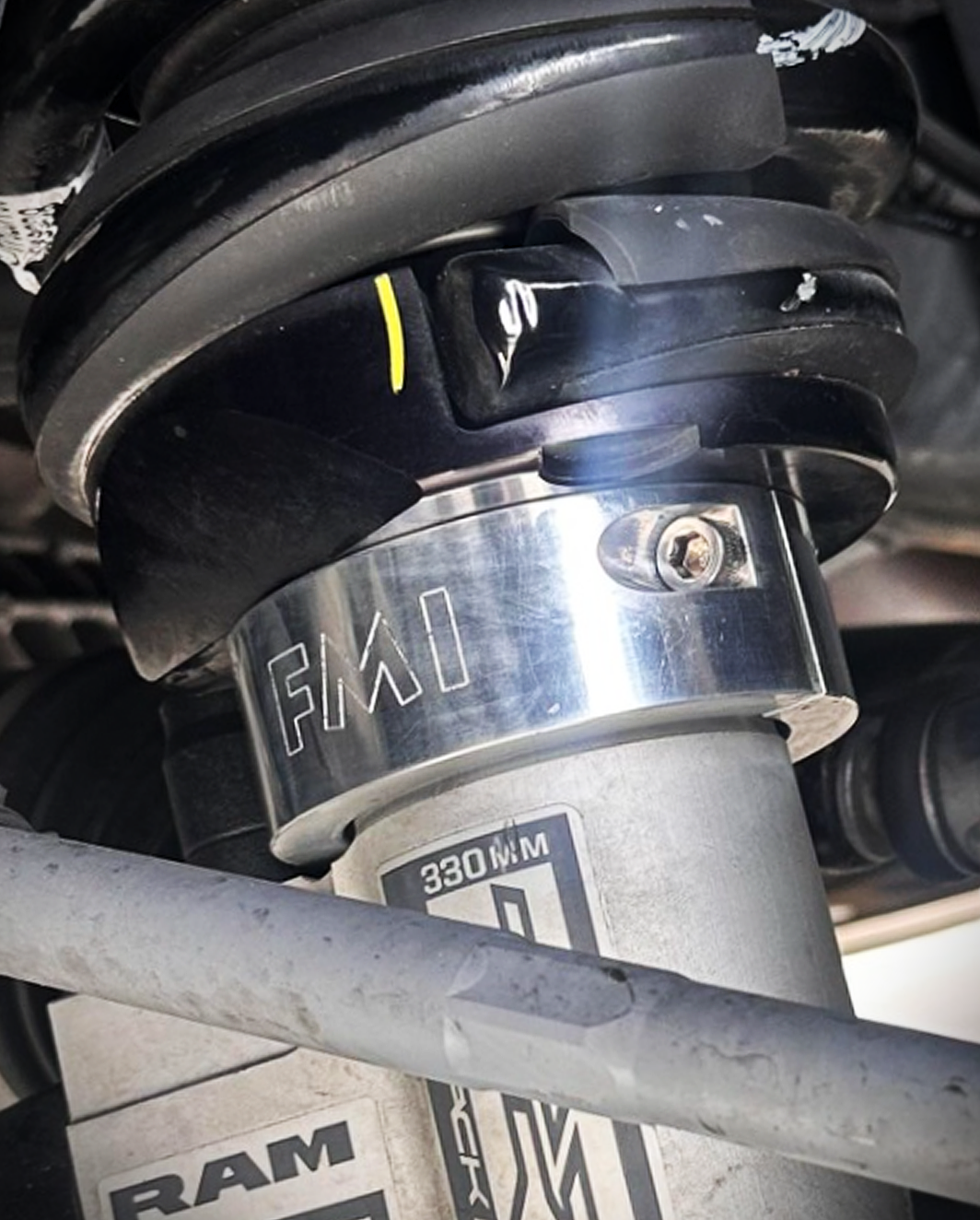 2025 Ram RHO 1.5 inch front leveling kit component showcasing precision engineering and durable materials.