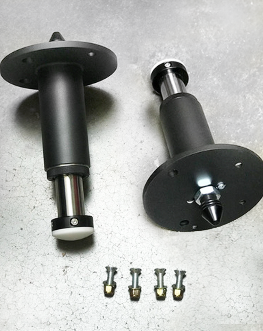 2025 Ram RHO rear hydraulic bump stop kit with two bump stops and mounting hardware for enhanced offroad performance.