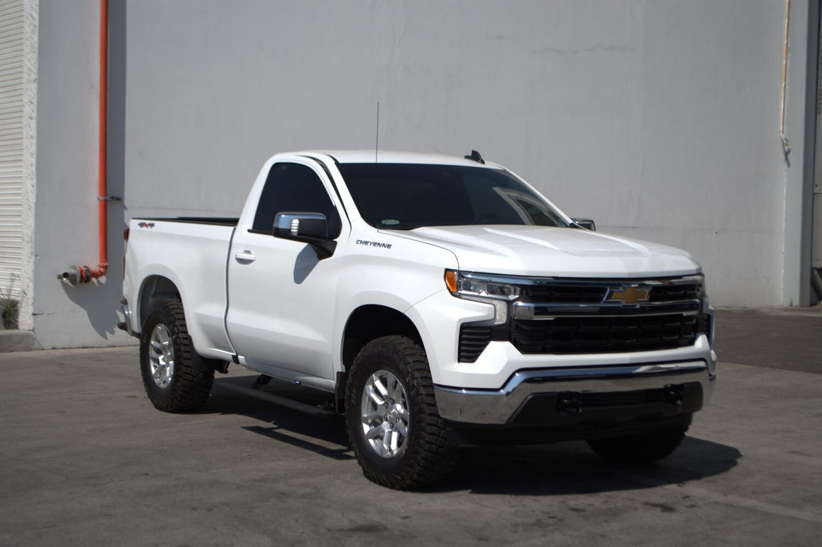 RealTruck VoltStep Electric Running Board Kit Protective Bedliner Coating For 2019-2026 Silverado/Sierra 1500 Go Rhino