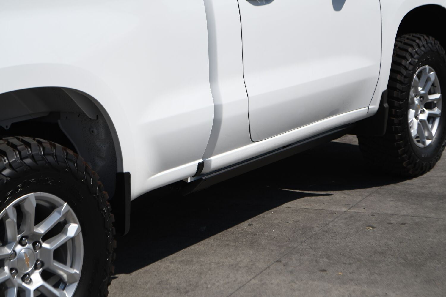 RealTruck VoltStep Electric Running Board Kit Protective Bedliner Coating For 2019-2026 Silverado/Sierra 1500 Go Rhino