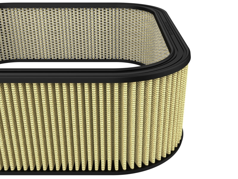 Custom air filter by AFE Magnum FLOW, measuring 20.6 x 20.6 x 6.5 inches, featuring expanded metal for enhanced airflow.