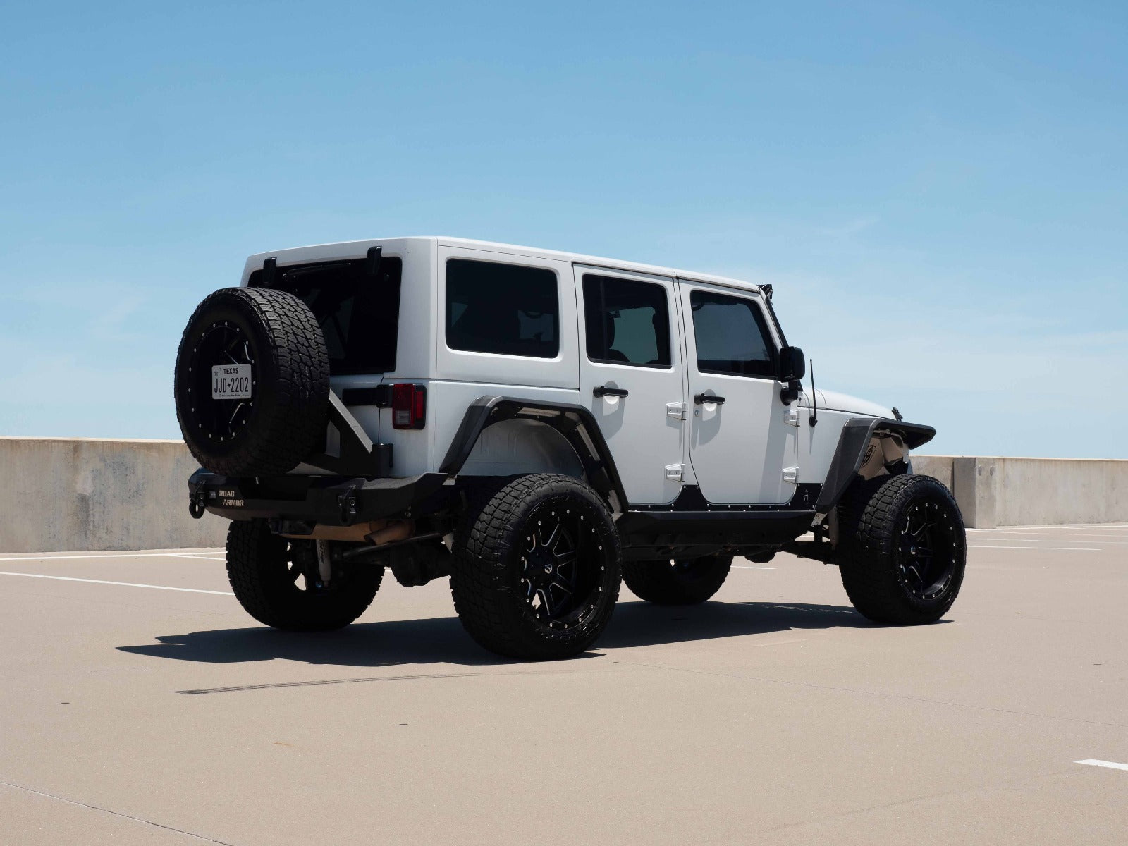 Stealth Rear Fender Flares - Texture Black 2007-2018 Jeep JKU