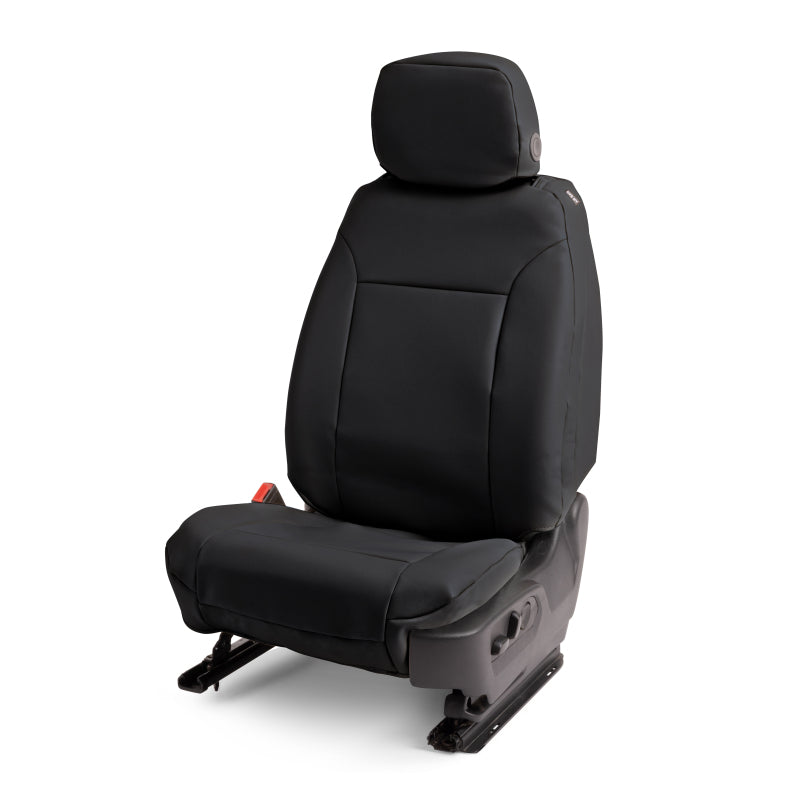 Covercraft 17-22 Ford F250-F350-F450-F550 Leatherette PrecisionFitFront Row Seat Covers - Blk