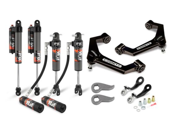 3-Inch Elite Leveling Kit with Fox 2.5 Elite Performance Series Shocks for 2020-2024 Silverado/Sierra 2500/3500 2WD/4WD Cognito