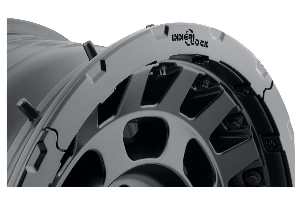 Hammer Pro 17 X 8.5 / 5 X 150 25MM Offset 5.75 Inch Back Space Satin Black, ICON Alloys