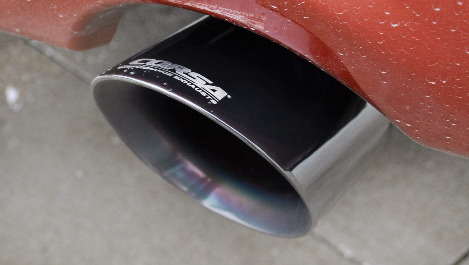 3 Inch Cat-Back Exhaust 4 Inch Black Pro-Series Slash Cut Twin Tip 09-23 RAM 1500 140.5 Inch Wheel Base Corsa Performance