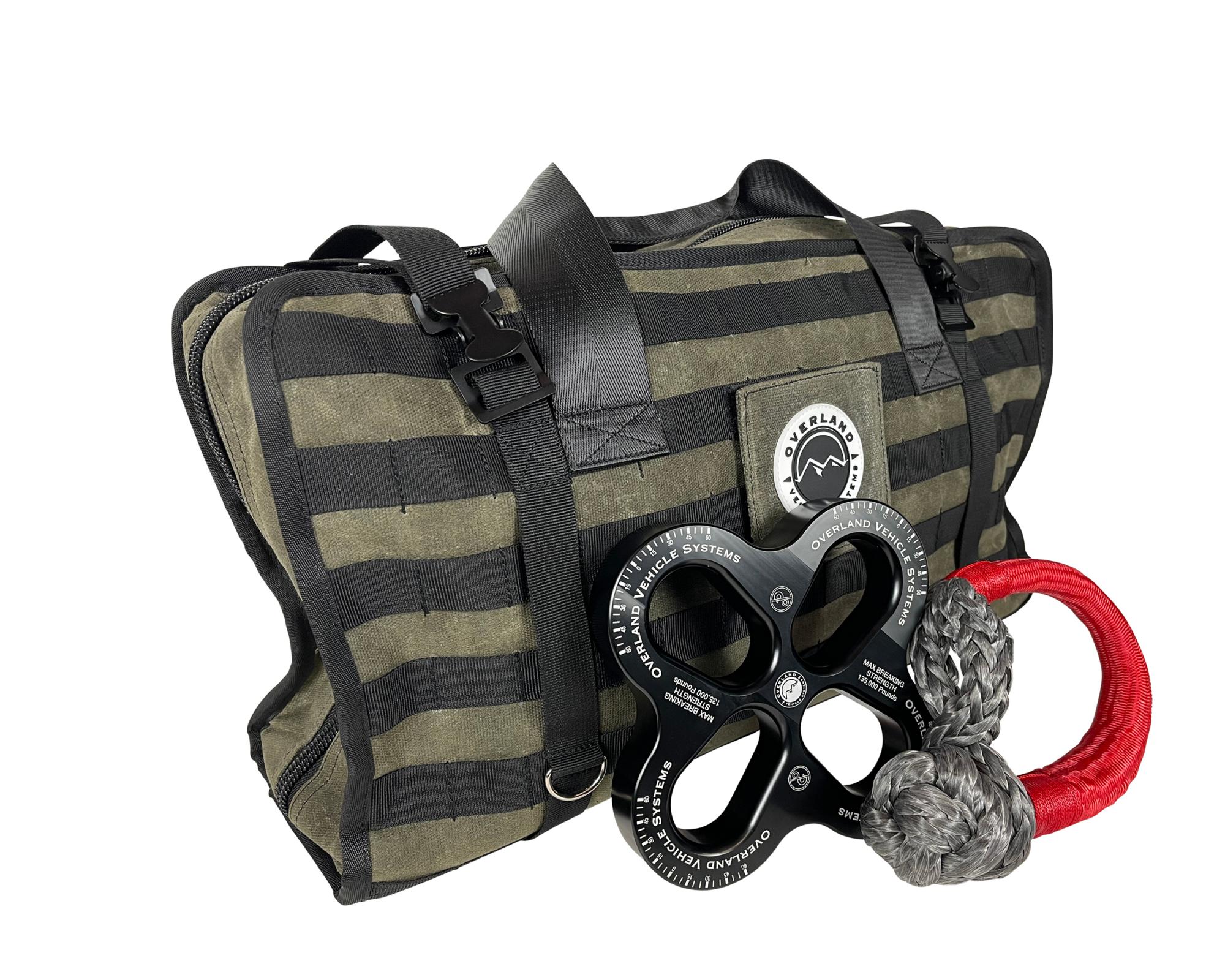 Organize With Overland Vehicle Systems Wax Canvas Large Recovery Bag Overland Vehicle Systems