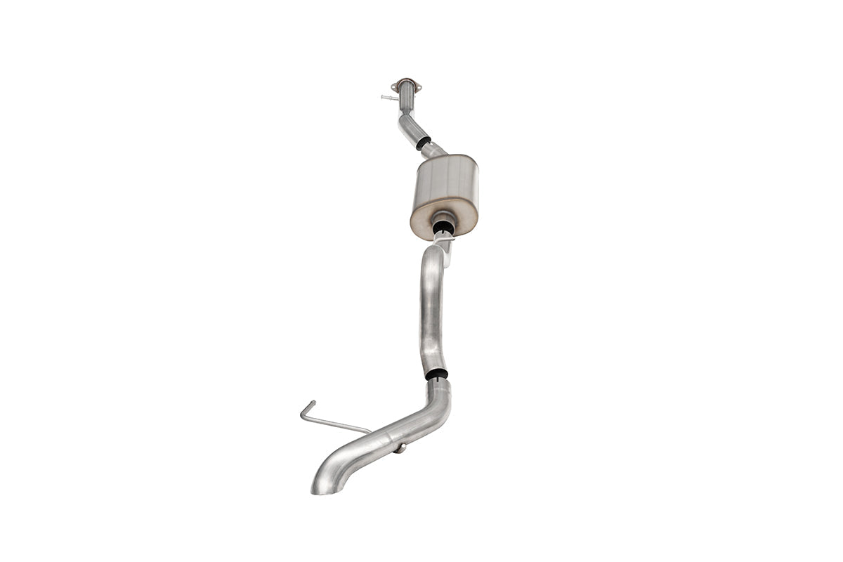2.75 Inch Cat-Back Single Side Exit Exhaust System with Turndown Exhaust Tip 21-25 Ford Bronco 4 Door Corsa Performance