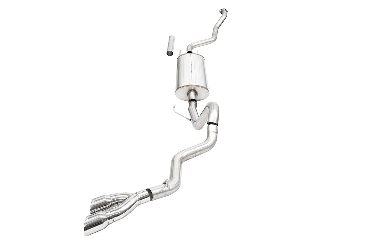 3.0 Inch Cat-Back 4.0 in Twin Tips 24-Present Toyota Tacoma 2.4L Turbo Corsa Performance