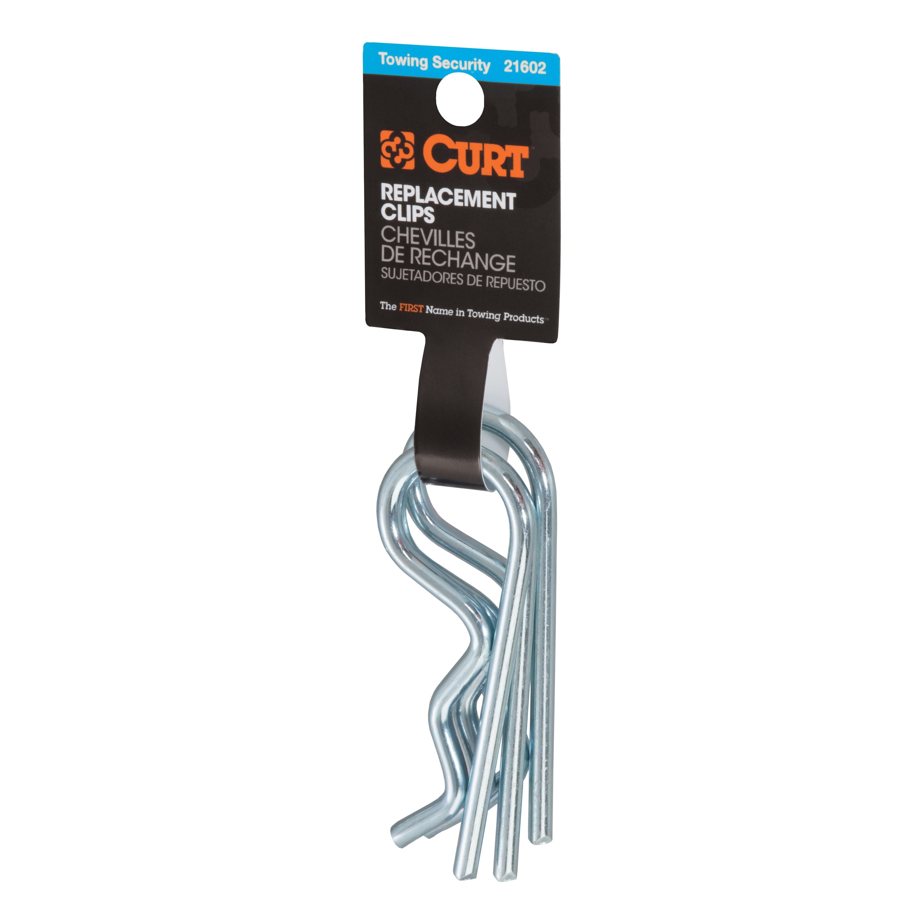 CURT Trailer Hitch Clips for 1/2 or 5/8-Inch Pins, 3-Pack Model 21602