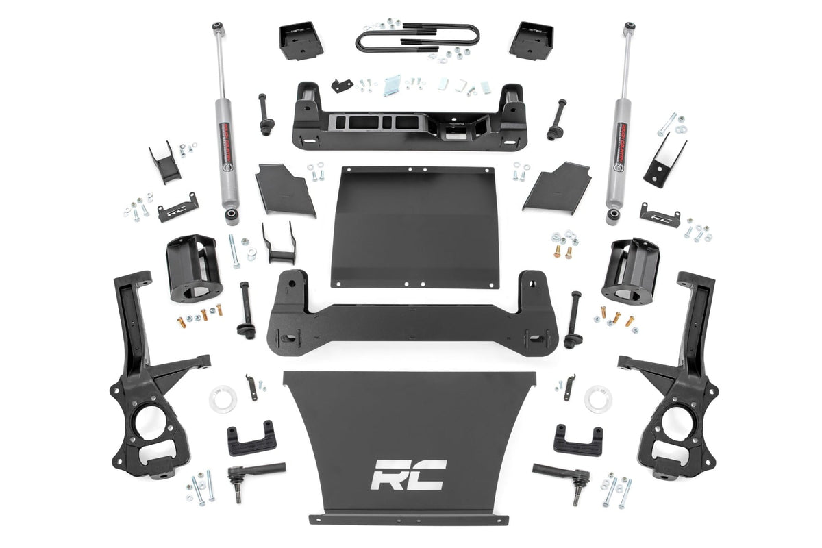 6 Inch Lift Kit Mono Leaf Rear Chevy Silverado 1500 4WD (2025-2026) Rough Country