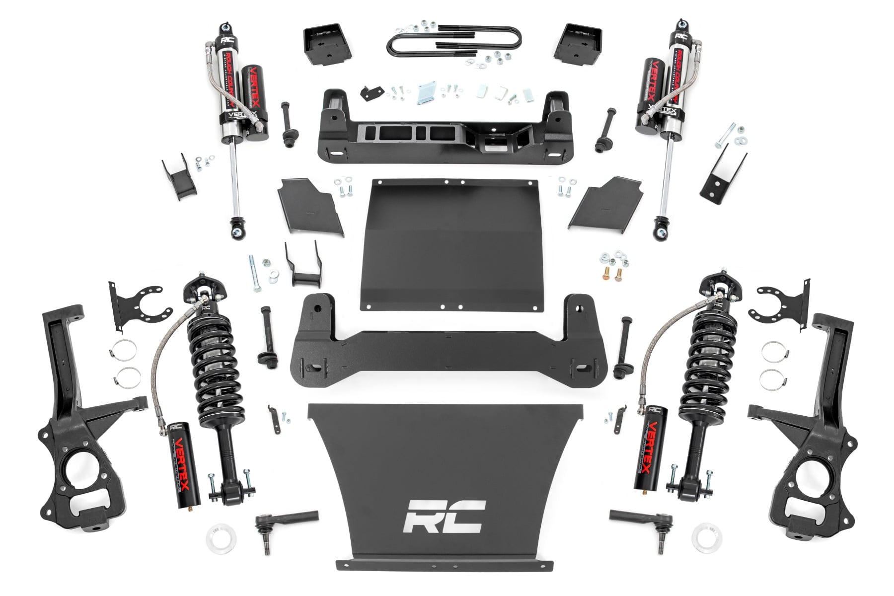 6 Inch Lift Kit Mono Leaf Rear Vertex Chevy Silverado 1500 4WD (22-24) Rough Country