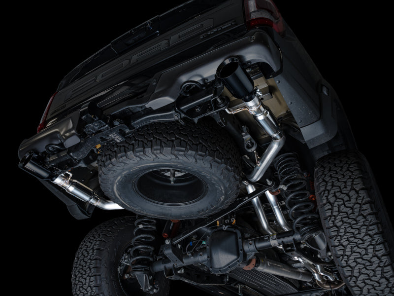 AWE Tuning Gen 3 Ford Raptor SwitchPath Exhaust - Diamond Black Tips
