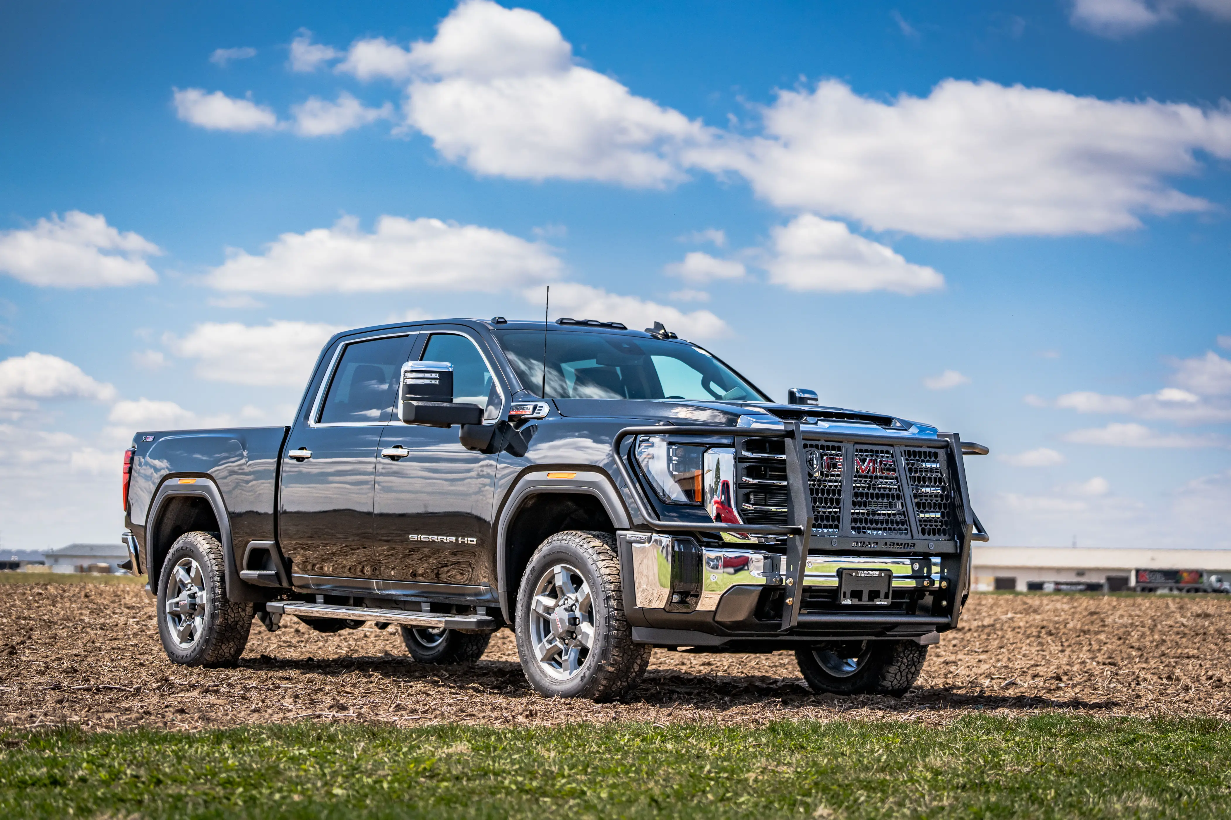 Vaquero Front Grille Guard - Brush Guard - Texture Black - 2020-2026 - GMC 2500 3500