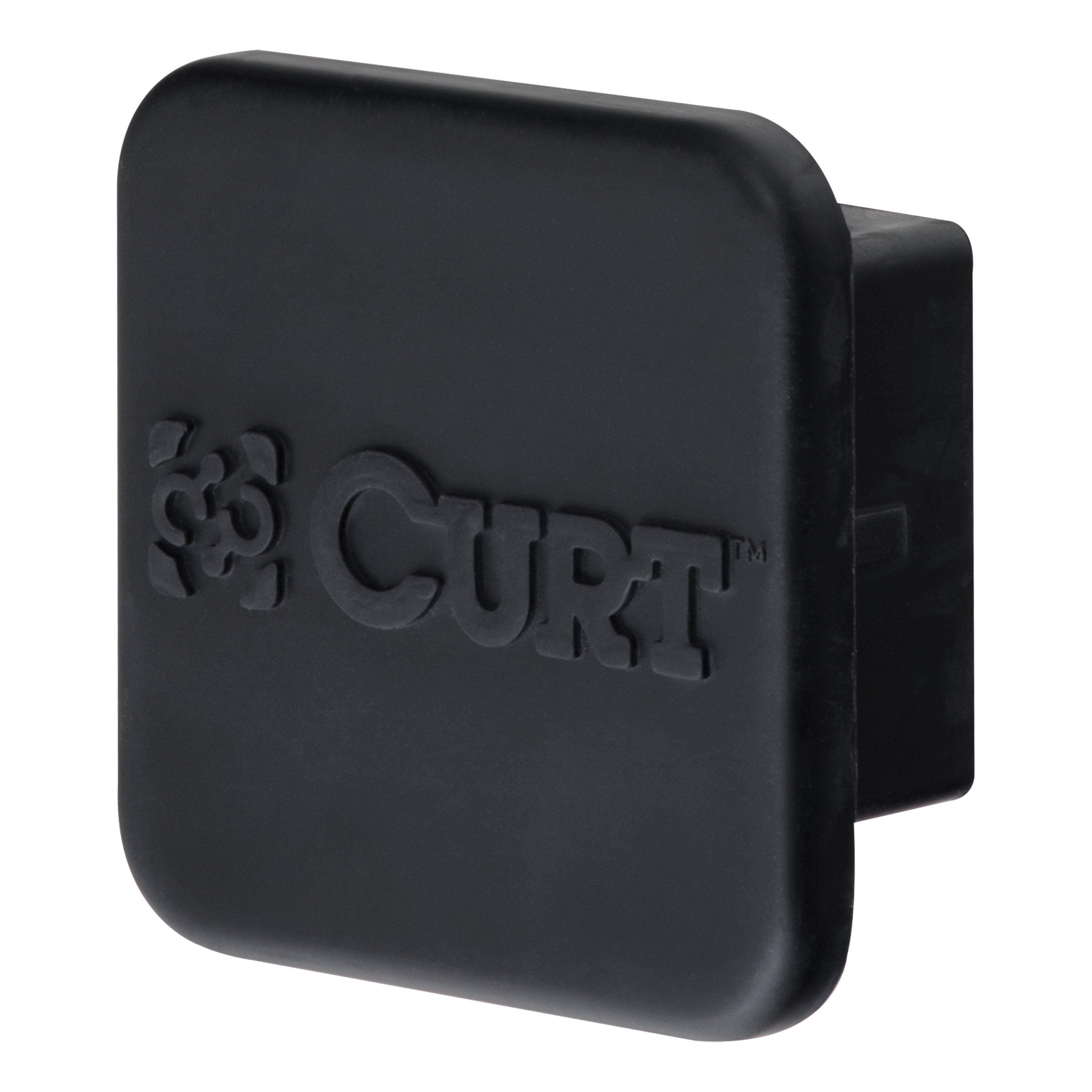 CURT Rubber Trailer Hitch Cover, Fits 2-Inch Receiver Model 22276