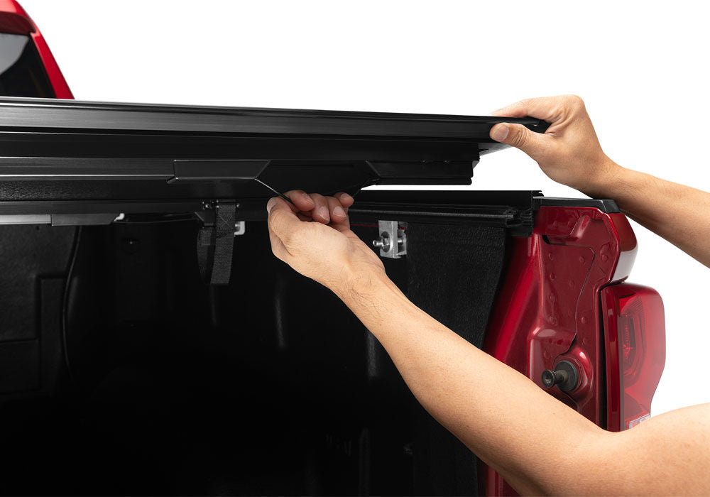 BAKFlip G2 Hard Folding Truck Bed Cover Rails Mounted Low Enough To Use Standard C Clamps 1988-2013 C/K Pickup/Silverado/Sierra/1988-2014 2500 HD/3500 HD BAK