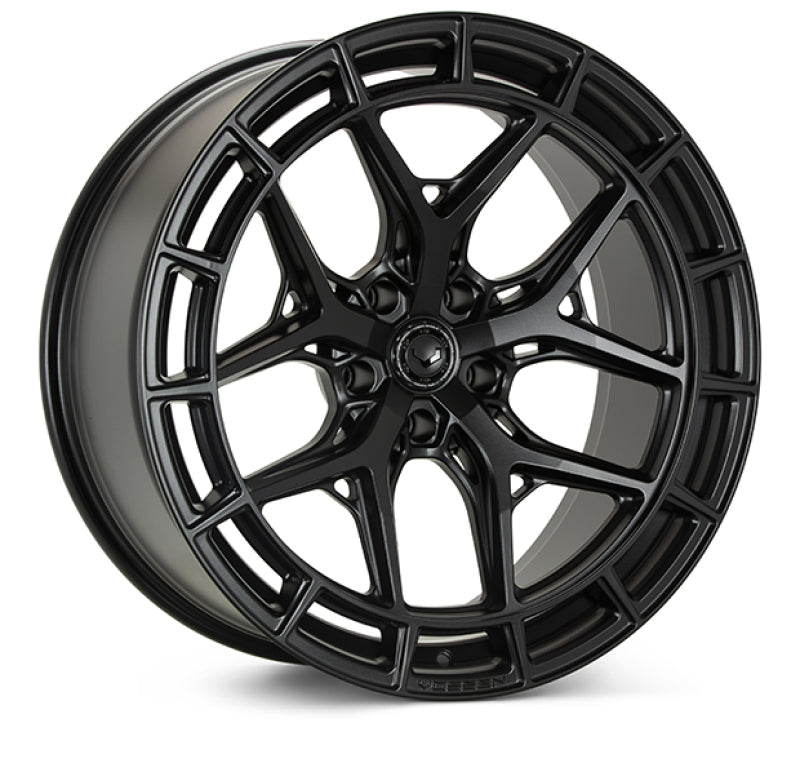 Vossen HFX-1 20x11 / 5x114.3 / ET50 / 70.5 / Deep - Satin Black Wheel