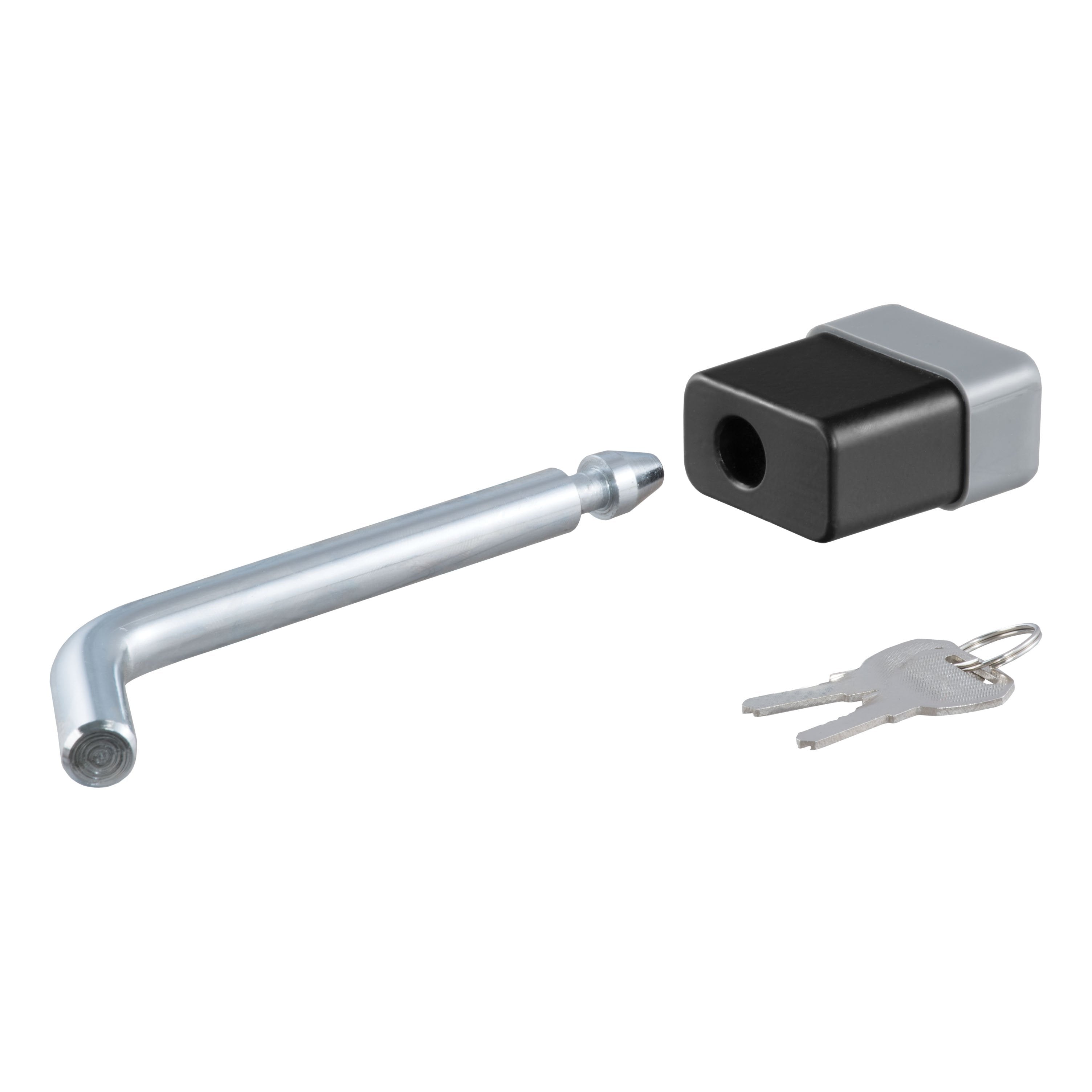 CURT Trailer Hitch Lock, 1/2-Inch Pin Diameter, Fits 1-1/4-Inch Receiver Model 23020