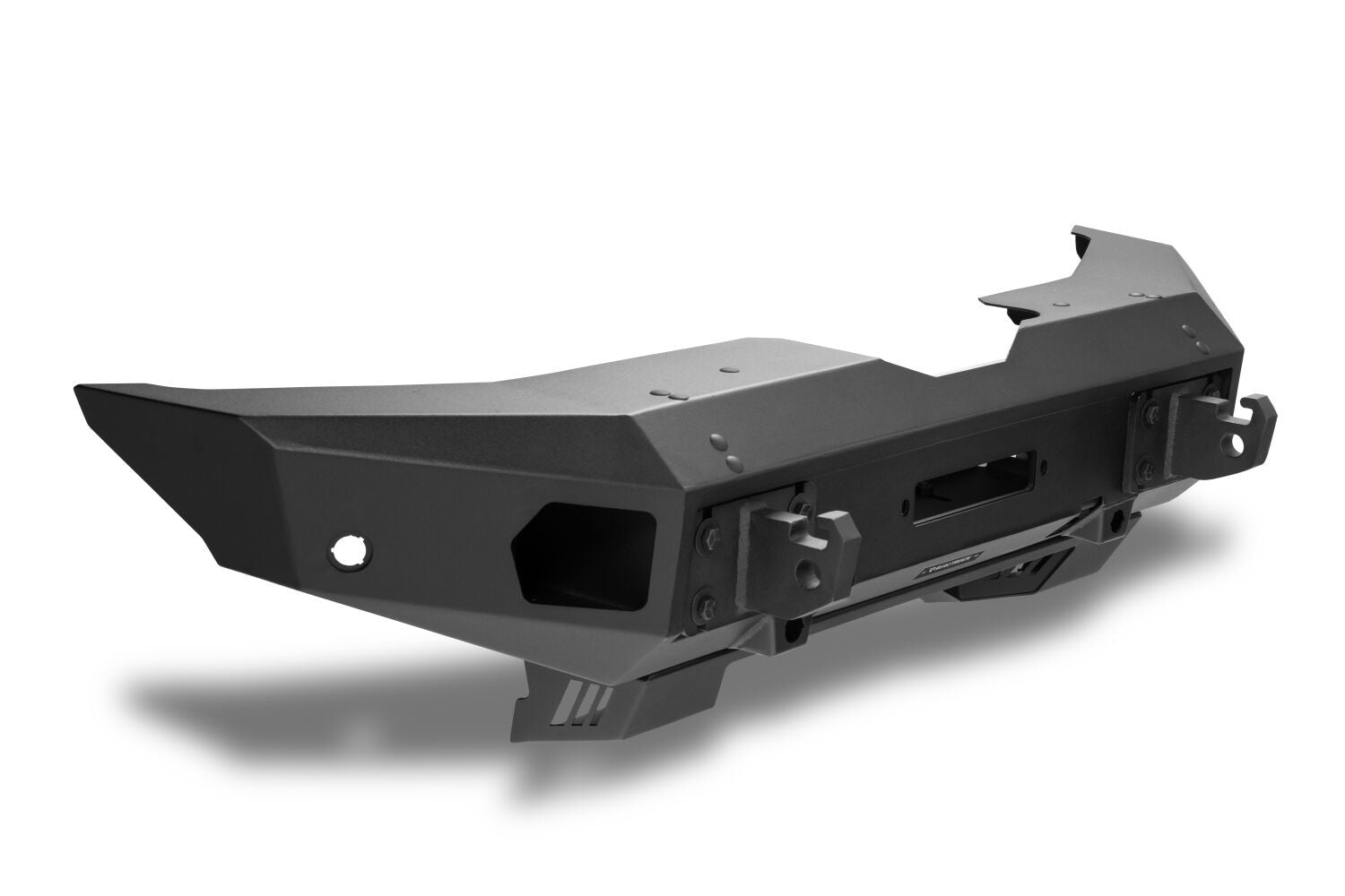 Trailline Bumper Fairlead Mount Plate Textured Black 2021-2025 Ford Bronco Go Rhino