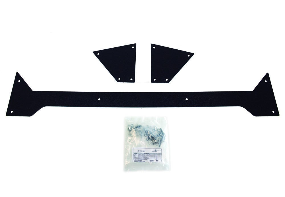 BRJ40 Full End Cap Replacement Rub Plate Kit Textured Black For 2007-2018 Jeep Wrangler JK Go Rhino