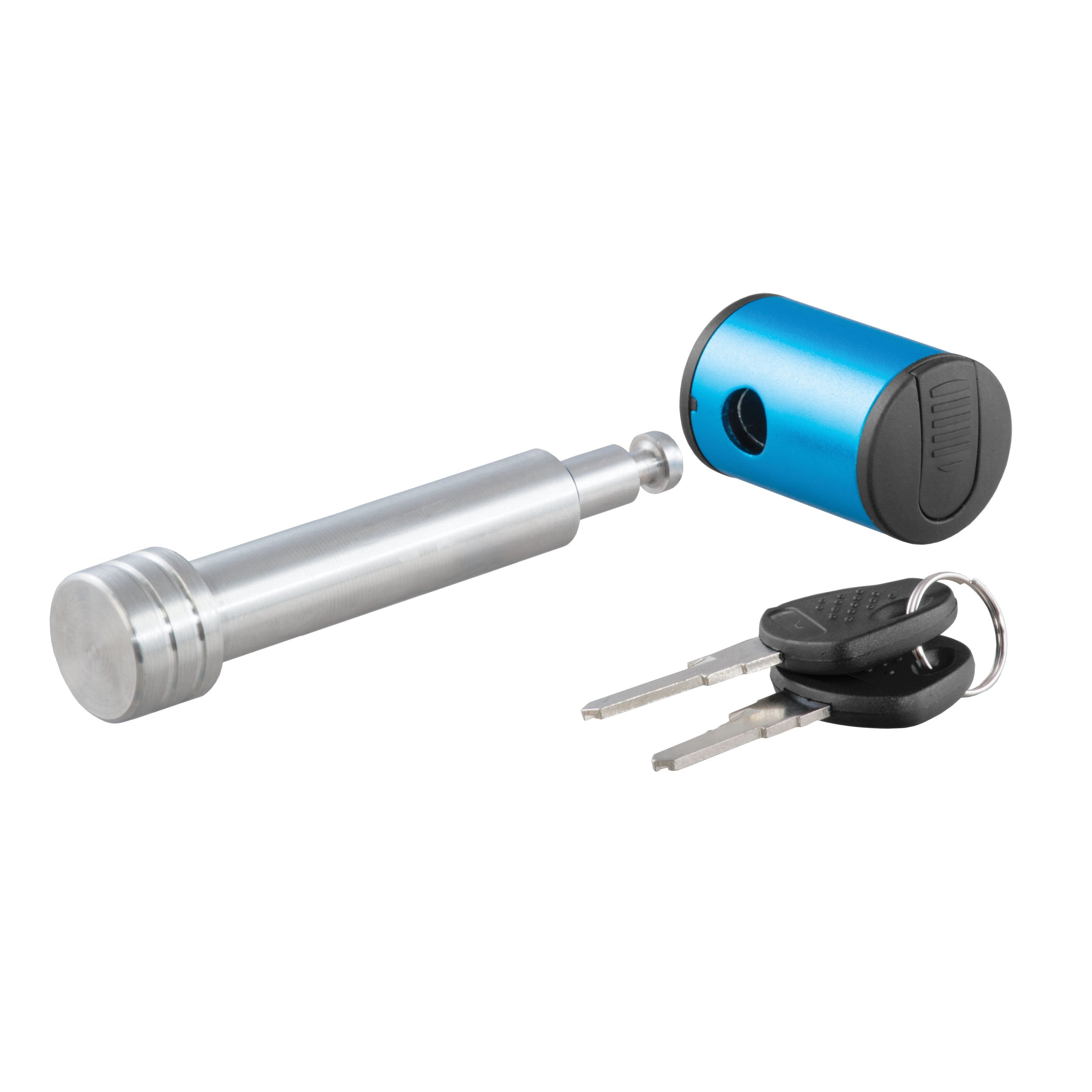 CURT Right-Angle Stainless Steel Trailer Hitch Lock, 5/8-Inch Pin Diameter, Fits 2-Inch Receiver Model 23502