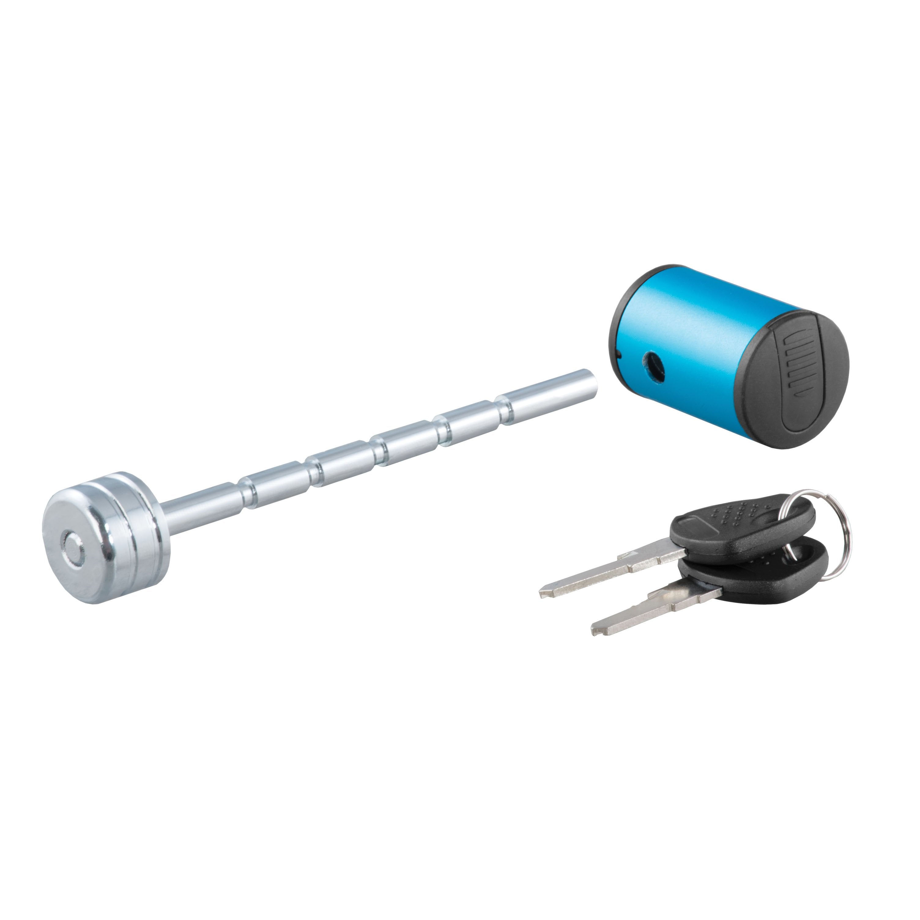 CURT Right-Angle Trailer Coupler Lock, 1/4-Inch Pin Diameter, Up to 3-Inch Span Model 23503