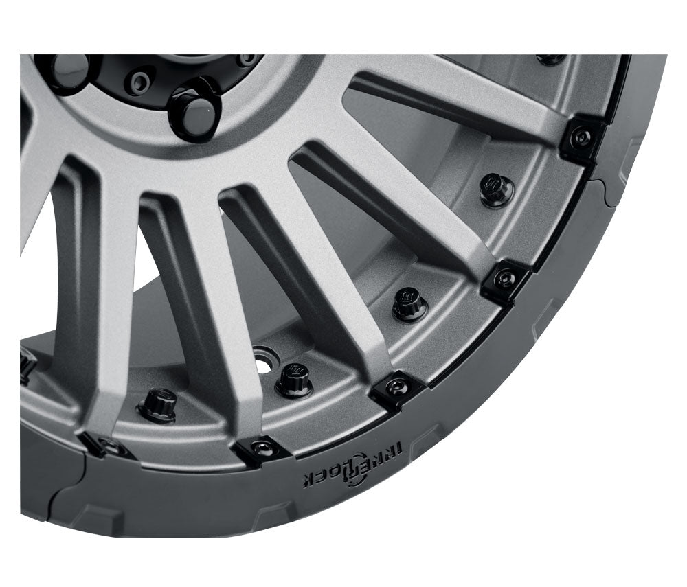 Rebound Pro 18 X 9 / 6 X 5.5 25MM Offset Charcoal W/ Black Ring, ICON Alloys