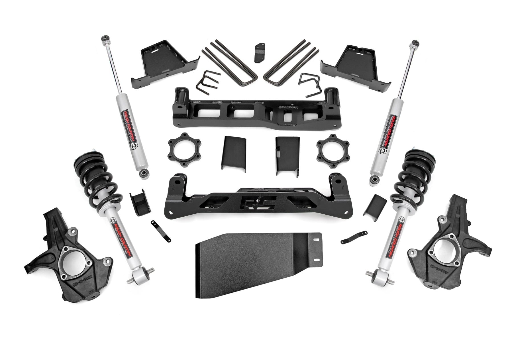 6 Inch Lift Kit N3 Struts Silverado/Sierra 1500 4WD (07-13) Rough Country