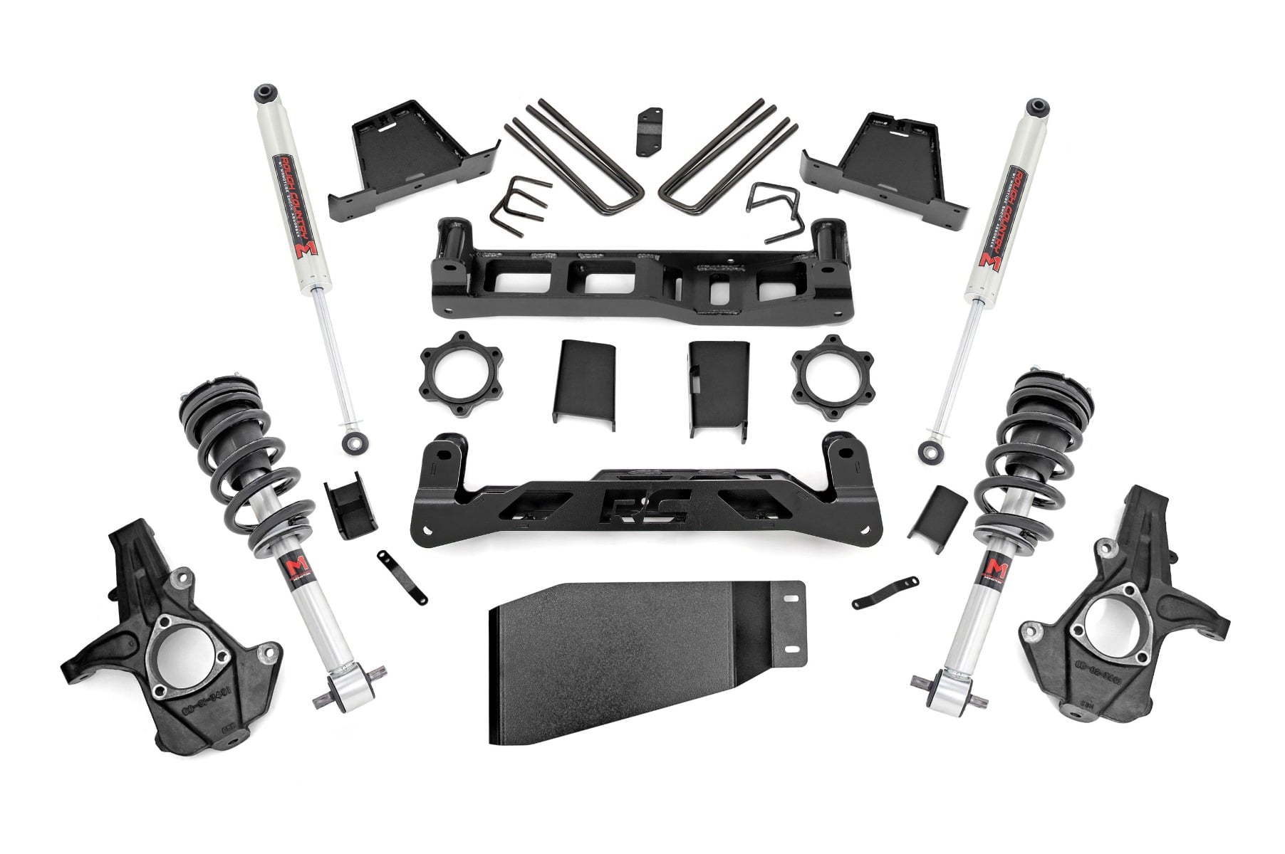 6 Inch Lift Kit M1 Struts/M1 Silverado/Sierra 1500 4WD (07-13) Rough Country