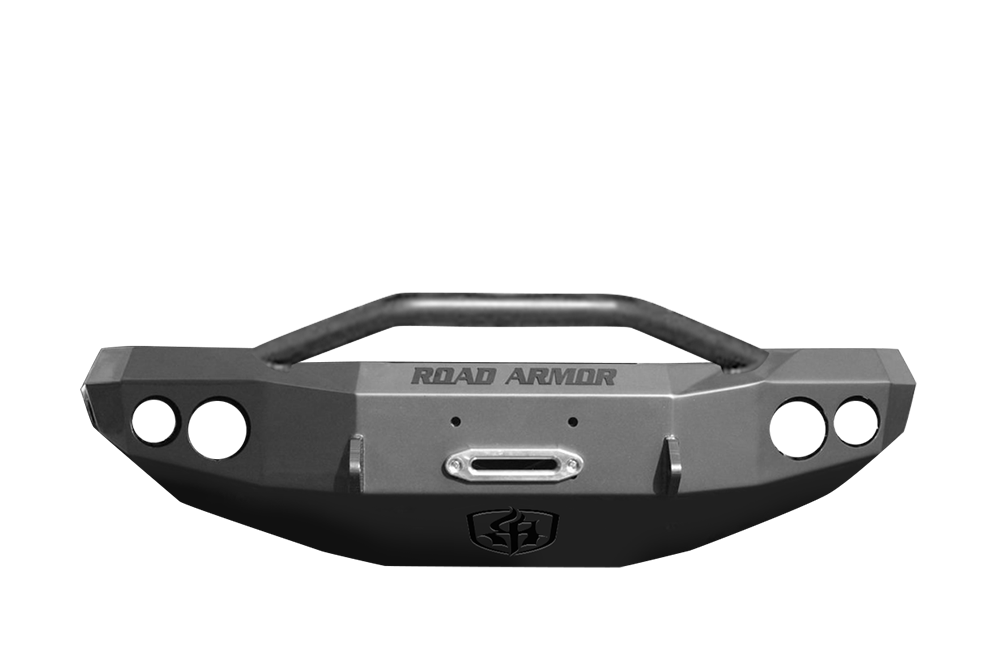 Stealth Front Winch Bumper Pre-Runner Guard - Texture Black WARN M12000, Smittybilt XRC 2000-2007 GMC 2500 3500