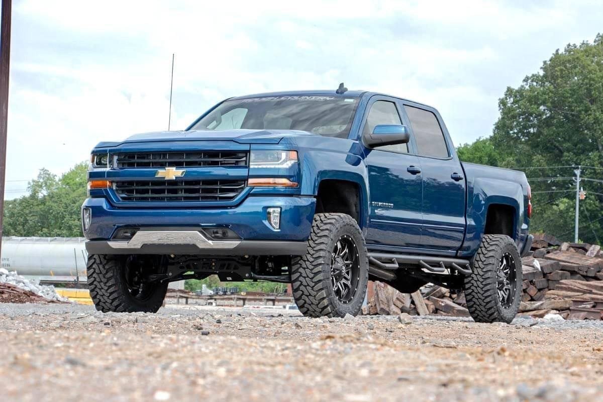 7 Inch Lift Kit Cast Steel Vertex Silverado/Sierra 1500 2WD (14-18 & Classic) Rough Country