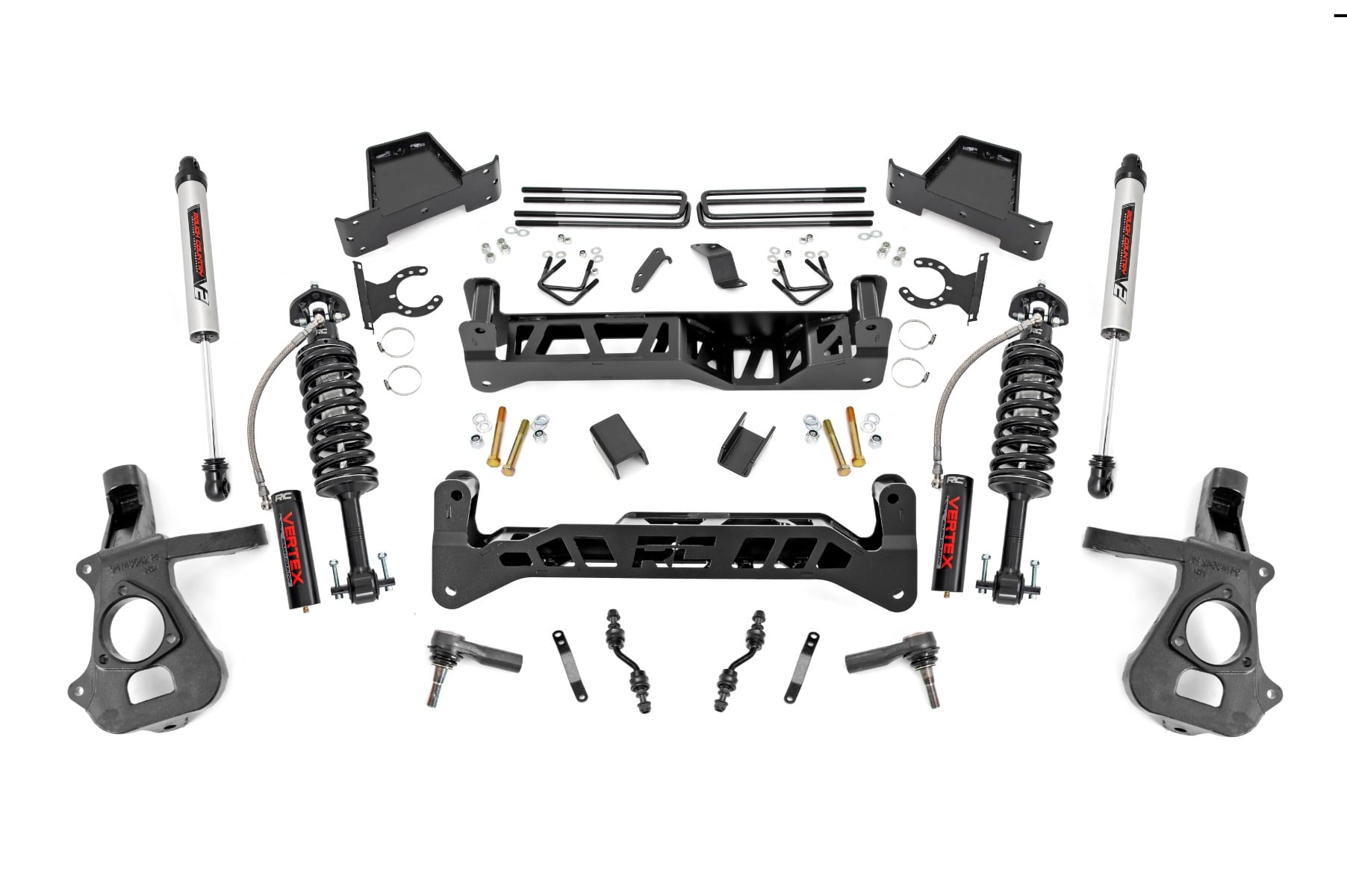 7 Inch Lift Kit Cast Steel Vertex/V2 Silverado/Sierra 1500 2WD (14-18 & Classic) Rough Country