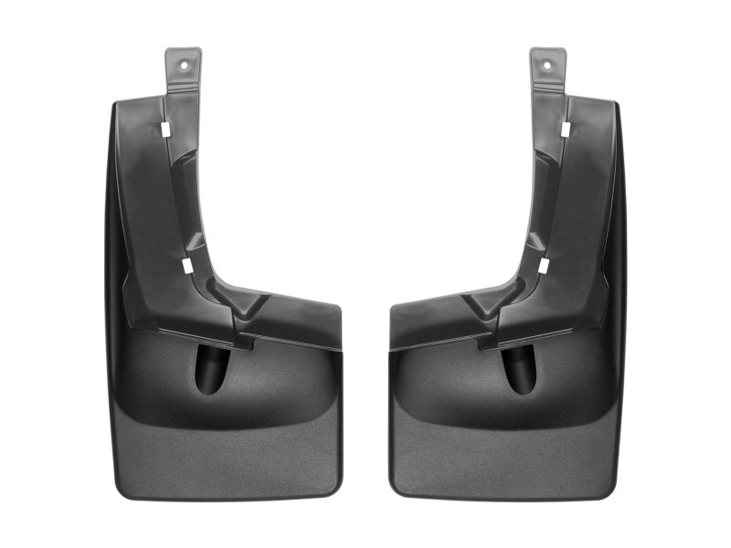 WeatherTech 2019+ Ford Ranger No Drill Rear Mudflaps - Black
