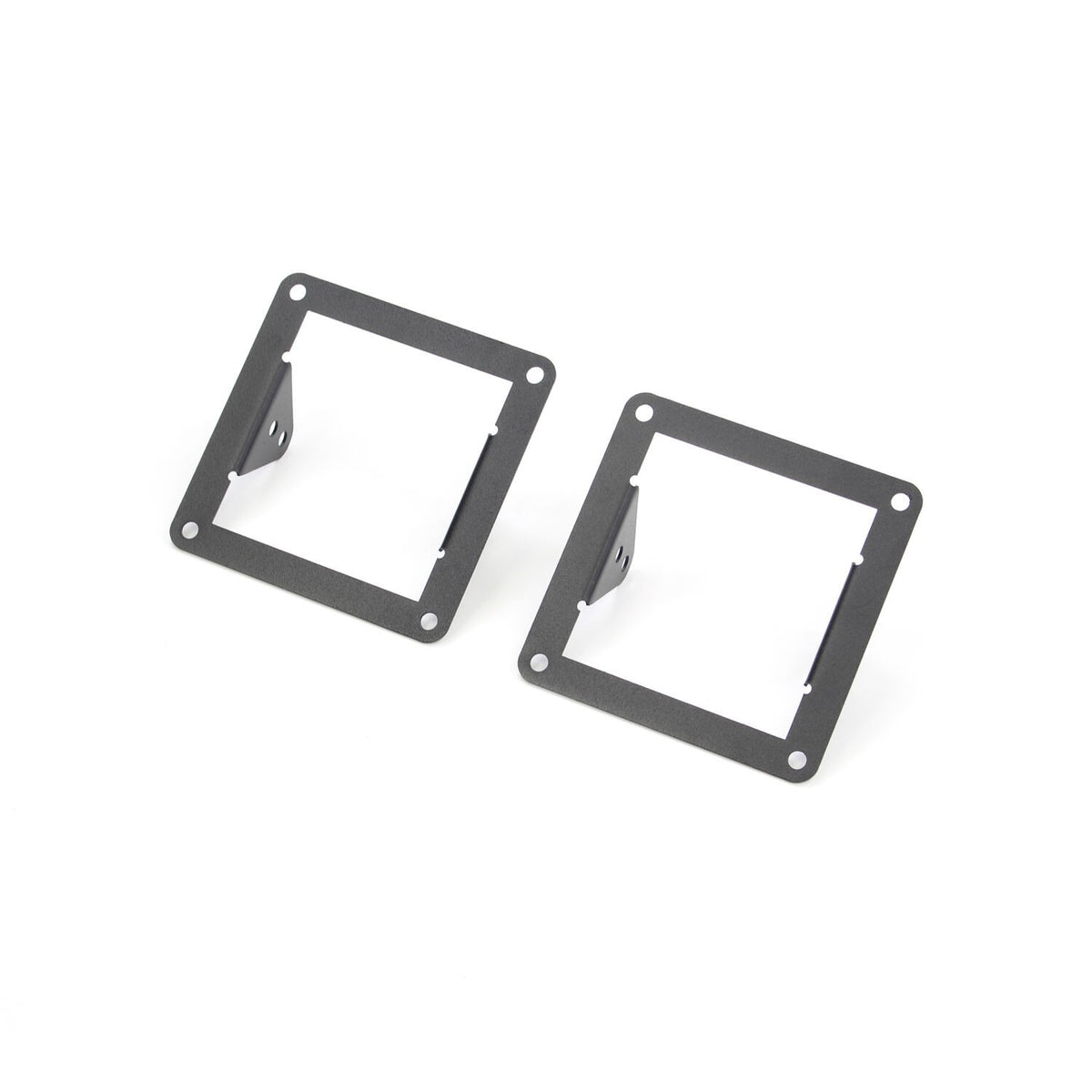 BR6/BR11 Light Plates Textured Black Designed for Rigid D-Series Dually 2010-2018 Dodge Ram 2500/3500 Go Rhino
