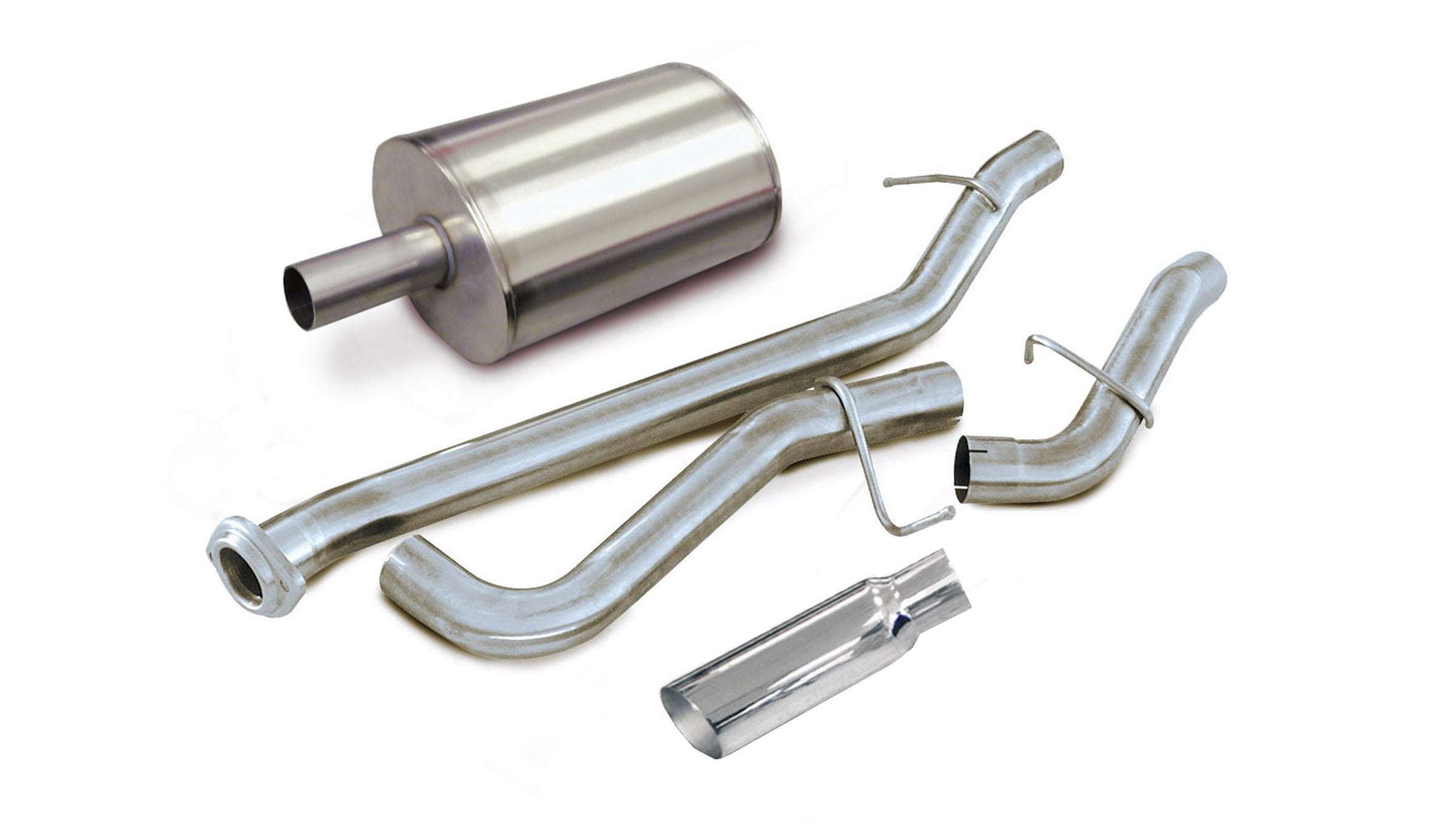 3.0 Inch Cat-Back Sport Single Side Exit Exhaust 4.0 Inch Slash Cut Polished Tip 99-06 Silverado/Sierra 1500 Regular Cab/Long Bed/Extended Cab/Short Bed 4.8L/5.3L V8 133.0 Inch WB Stainless Steel dB by Corsa Performance