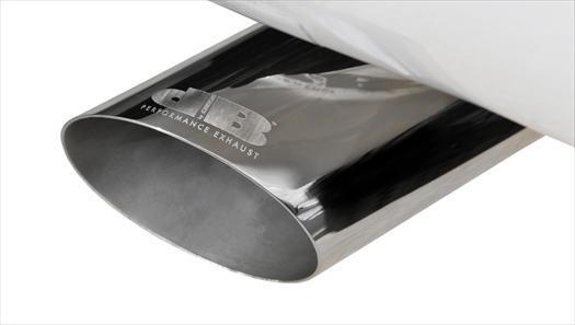 Silverado 3.0 Inch Cat-Back Single Side Exit with Single 4.0 Inch Polished Slash Cut Tip Sport Sound 03-06 Silverado 1500 SS 6.0 Liter Corsa Performance