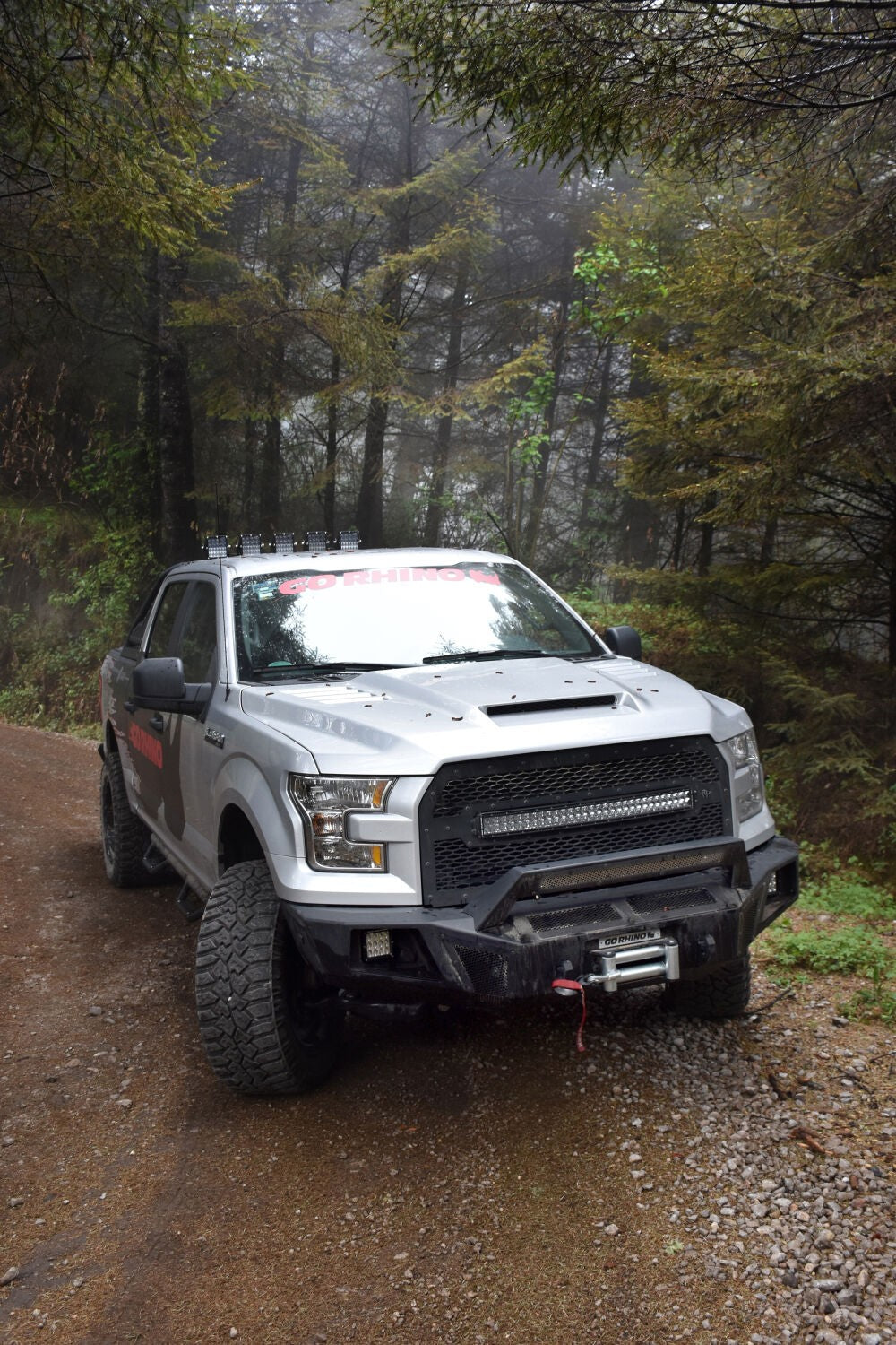 BR5 Front BR Bumper for Ford F 150 Black 2015-2017 Ford F-150 Go Rhino