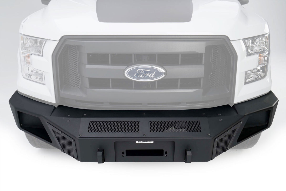 BR5 Front BR Bumper for Ford F 150 Black 2015-2017 Ford F-150 Go Rhino