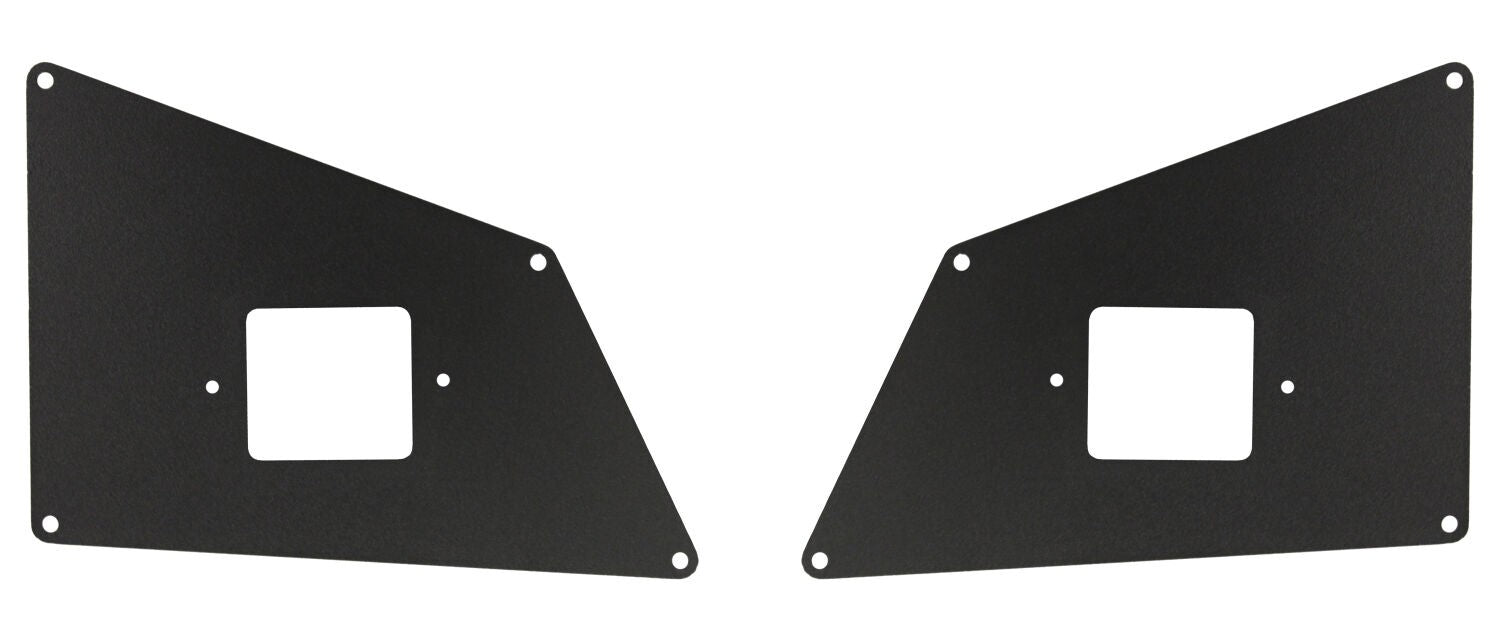 BR5 Light Plates Textured Black Ford Rigid Industries Ignite lights 2016-2023 Toyota Tacoma Go Rhino