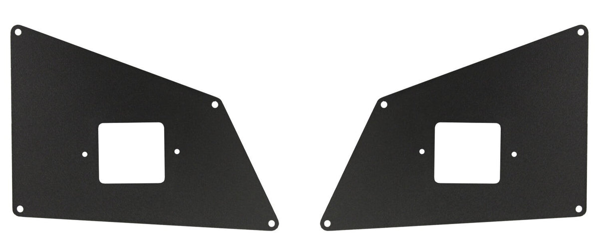 BR5 Light Plates Textured Black Ford Rigid Industries Ignite lights 2016-2023 Toyota Tacoma Go Rhino